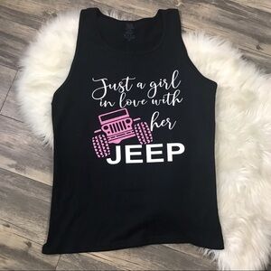 Jeep girl tank top